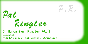 pal ringler business card